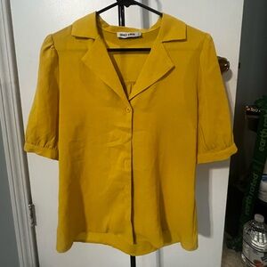Grace Karin Sunny Yellow Blouse